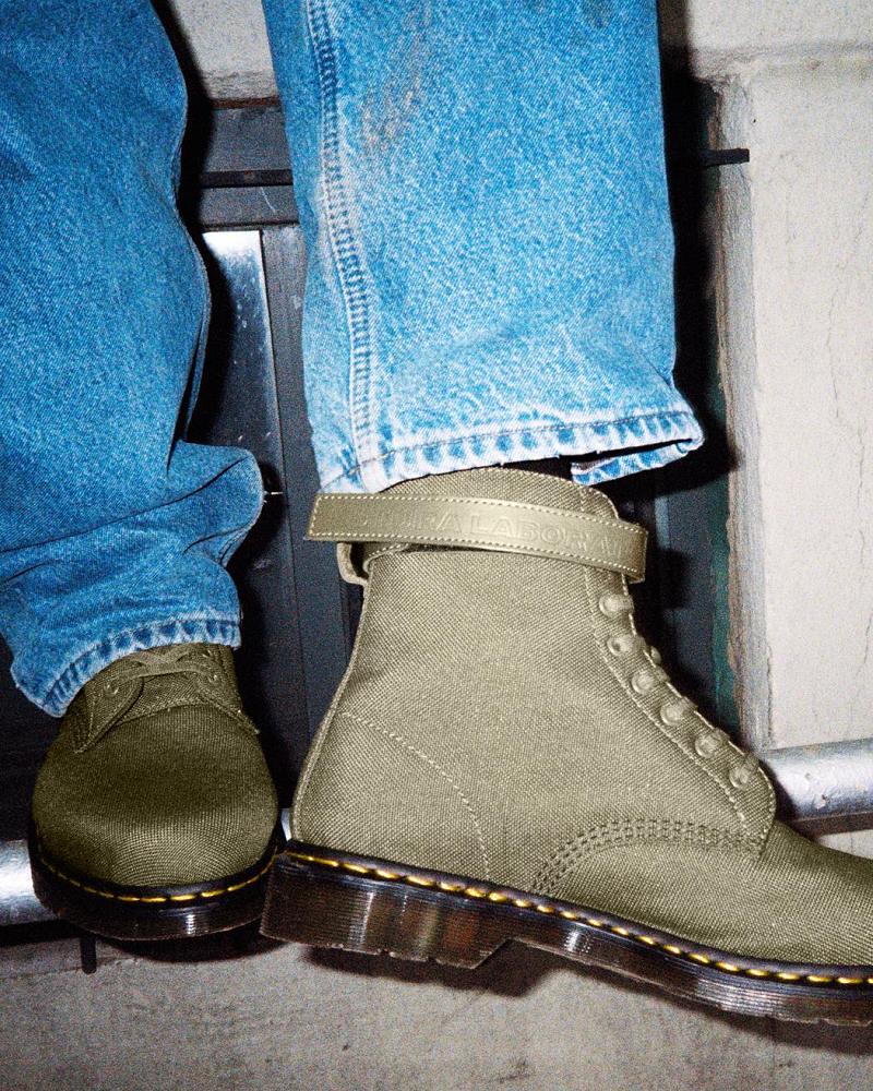 Dr Martens 1460 Futura Olive Reima Snørestøvletter Dame Olivengrønne | Norge 610QMA